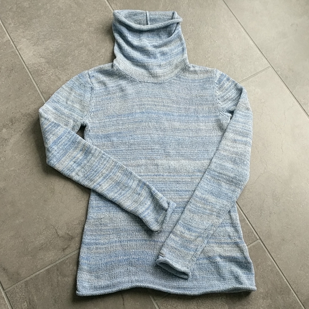 Columbia Turtleneck cotton wool knit sweater